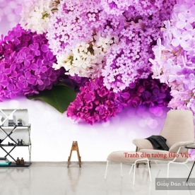 Beautiful wall paintings of flowers H116