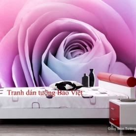 Wall paintings of flowers on the hip H113