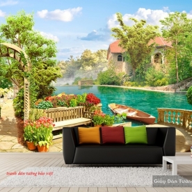 3D wall paintings of Fi083 landscape