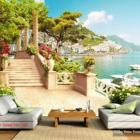 Wall paintings of beautiful landscapes D019
