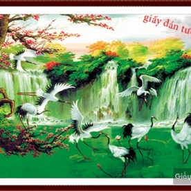 Feng shui wall paintings FT016