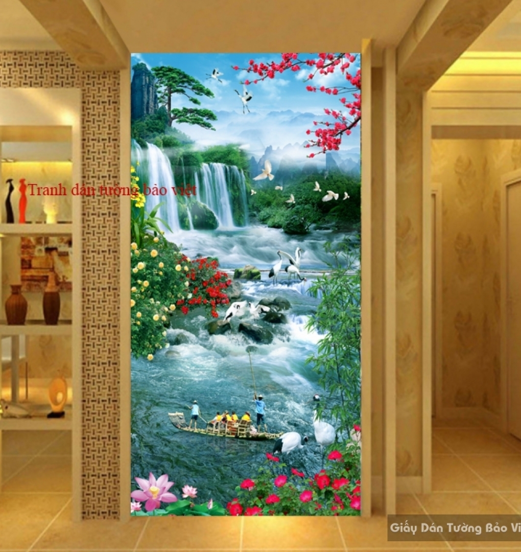 Feng shui wall paintings FT044