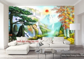 Feng shui wall paintings FT050