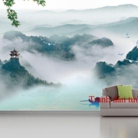 3D wall paintings of charming aquatic paint FT056