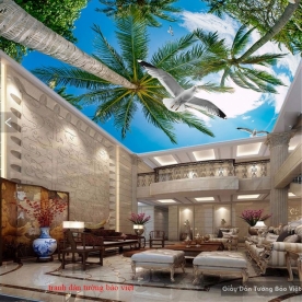 3D ceiling paintings c110