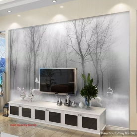 3D-black wall painting 3D-069
