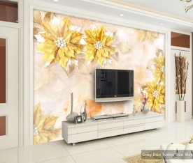 3D floral wallpaper paintings 16134473