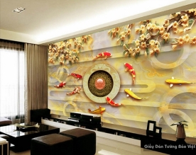 3D flower wallpaper FL003