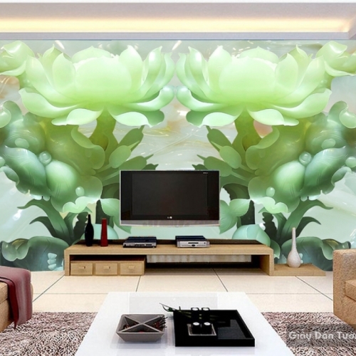 3D floral wallpaper FL032