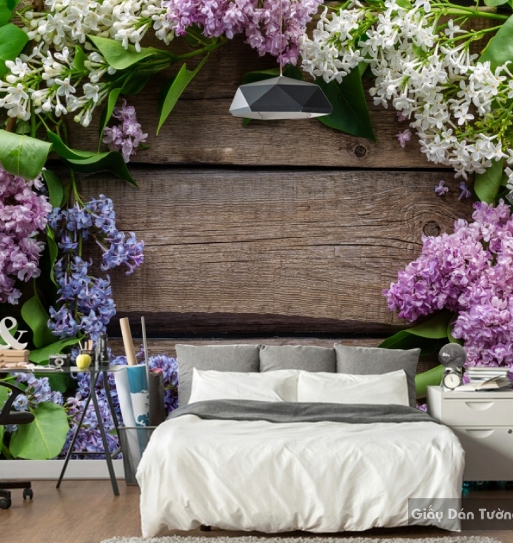 3D flower wallpaper H002