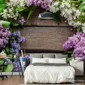 3D flower wallpaper H002