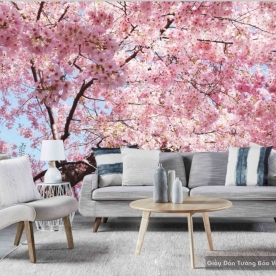 Wallpaper 3D flowers H005