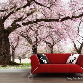 Wallpaper 3D flower H007