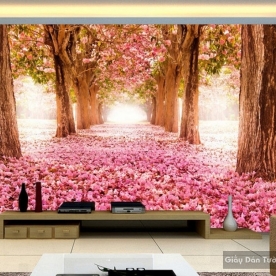 3D floral wallpaper paintings H008