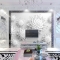 3D floral wallpaper paintings H012