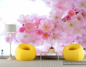 3D floral wallpaper paintings H016