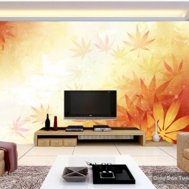 3D floral wallpaper paintings H023