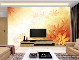 3D floral wallpaper paintings H023