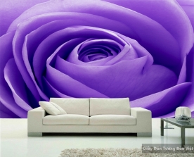 3D floral wallpaper paintings H028