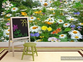 3D floral wallpaper paintings H032