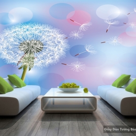 3D floral wallpaper paintings H033