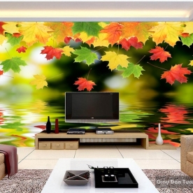 3D floral wallpaper paintings H038