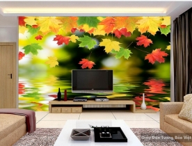 3D floral wallpaper paintings H038