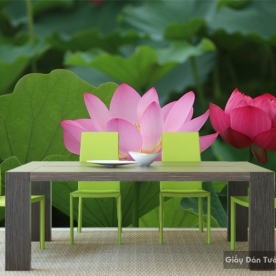 3D floral wallpaper paintings H041