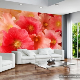 3D floral wallpaper paintings H042