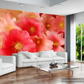 3D floral wallpaper paintings H042