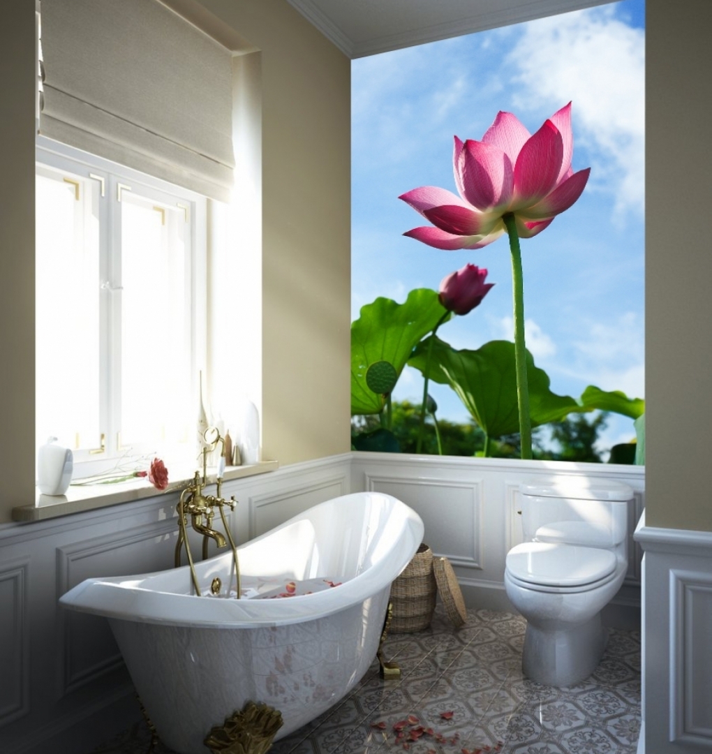 3D floral wallpaper paintings H046