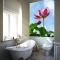 3D floral wallpaper paintings H046