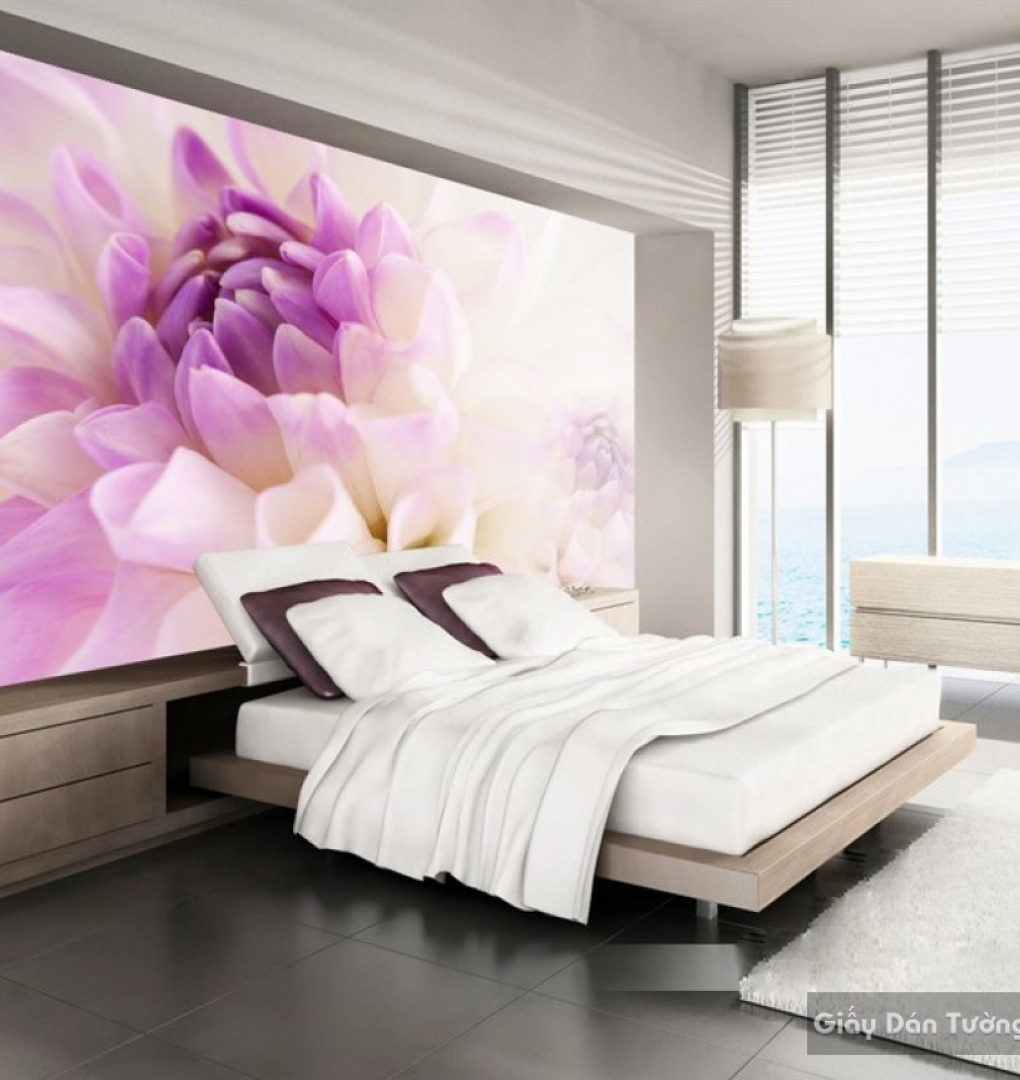 3D floral wallpaper paintings H050