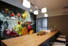3D floral wallpaper paintings H055