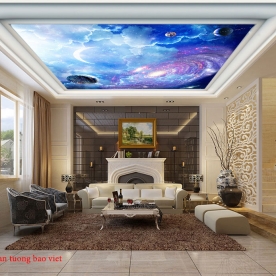 Ceiling paintings 3d galaxy c176