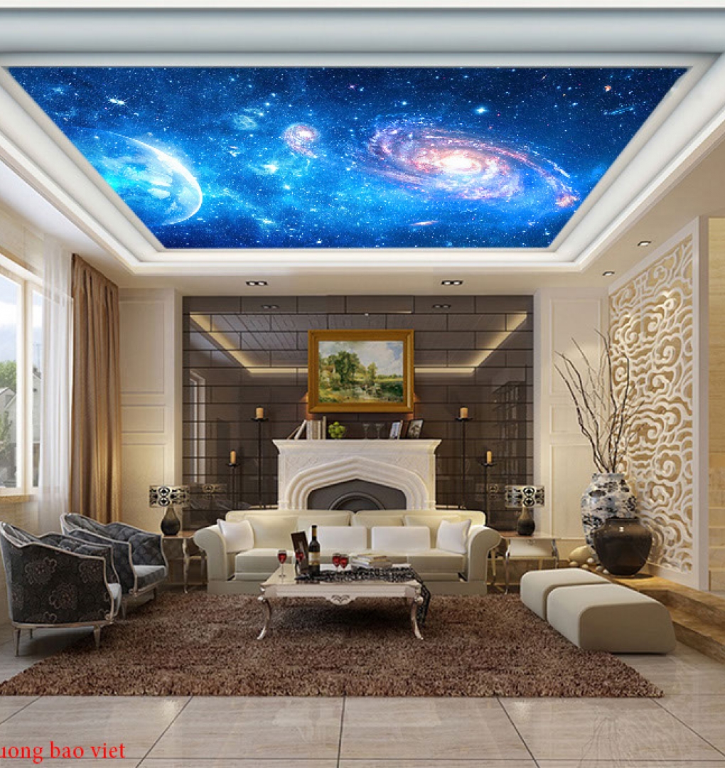 Galaxy ceiling paintings c171