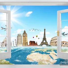 Window Wall Paintings DC126