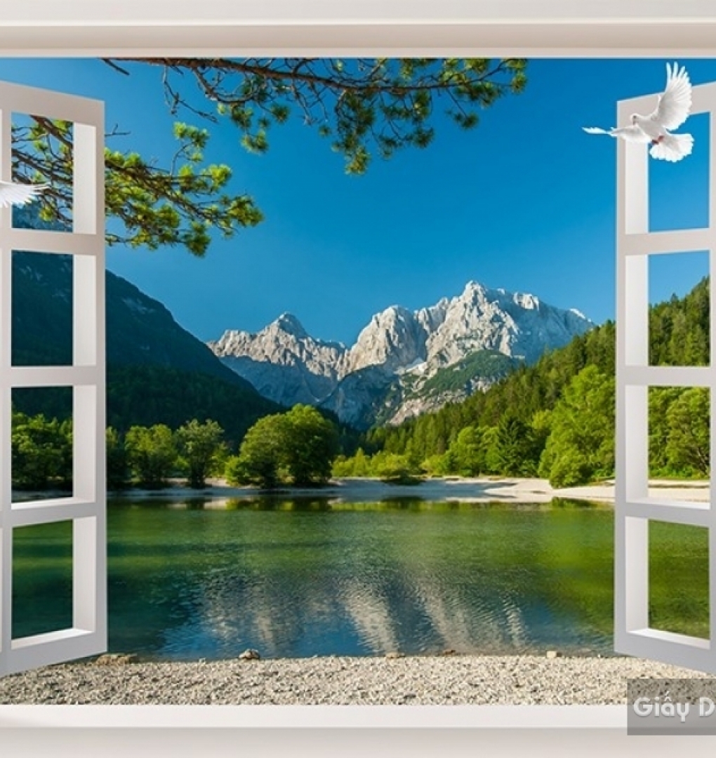 3d wall paintings of windows m069
