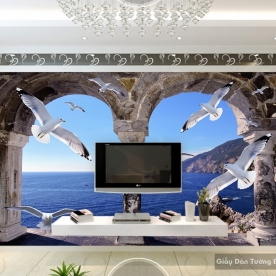 Wall paintings of windows 15524685