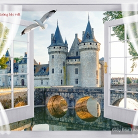 M046 3D window wall paintings