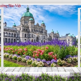 Wallpaper of beautiful 3D window Fm185