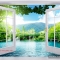 3D wall paintings of windows w116