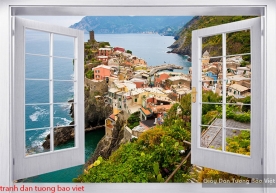 Wall paintings of 3d windows s196