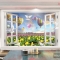 3D wall paintings of windows v056