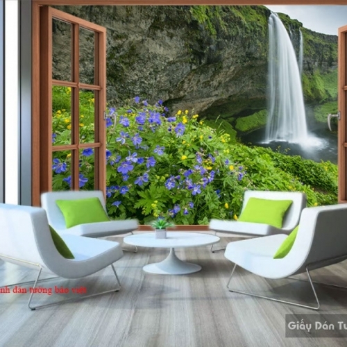 Wall paintings of 3d windows w154