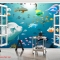 Wall paintings of 3d windows s221