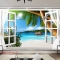 Wall paintings of 3d windows s246