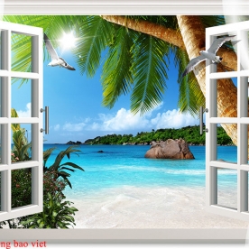 Wall paintings of 3d windows s246