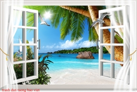 Wall paintings of 3d windows s246