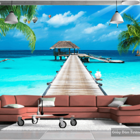 3d wall paintings of 13237857 beach